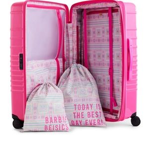 Beis Large check-in Barbie luggage